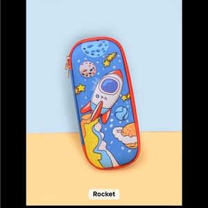 Blue Rocket Kids Pencil Case
